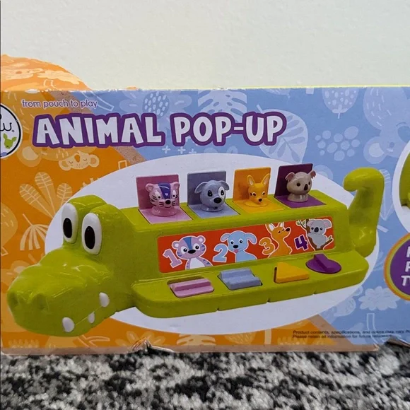 Roo Crew Crocodile Animal Pop-Up Toy - Picture 5 of 8